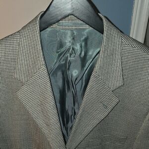 Bellissimo Gray Wool-Blend Sport Coat with Notched Lapels